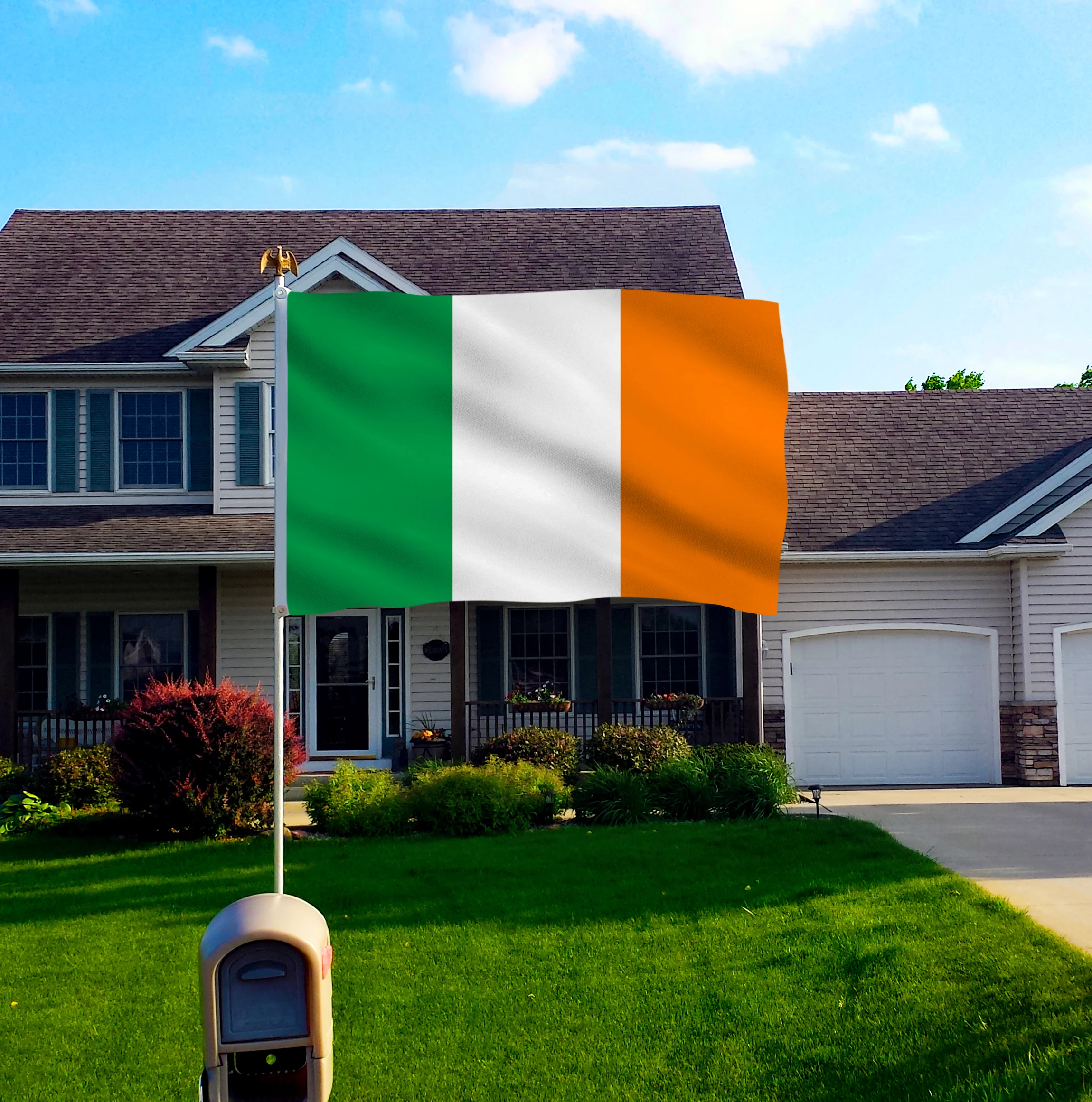 2017 флаг Ирландия Eire Erin полиэстер 5*3 фута 150*90 см Флаг еврокубка Высокое качество
