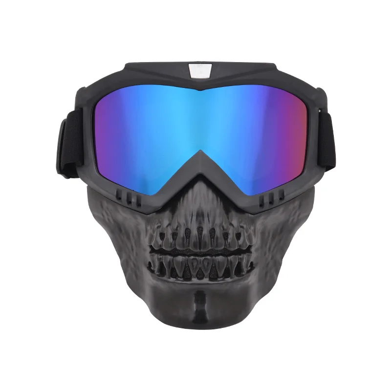 Enlarge HD Vision Anti-Dazzing TPU Detachable Motorcycyle Goggles Mask UV-Free Off-Road Multi-Color Factory Price MSMM836