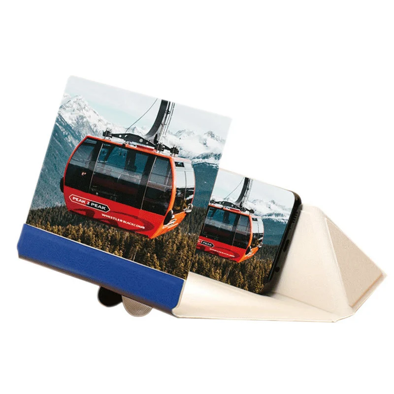 Новый дизайн портативное увеличительное стекло из искусственной кожи с