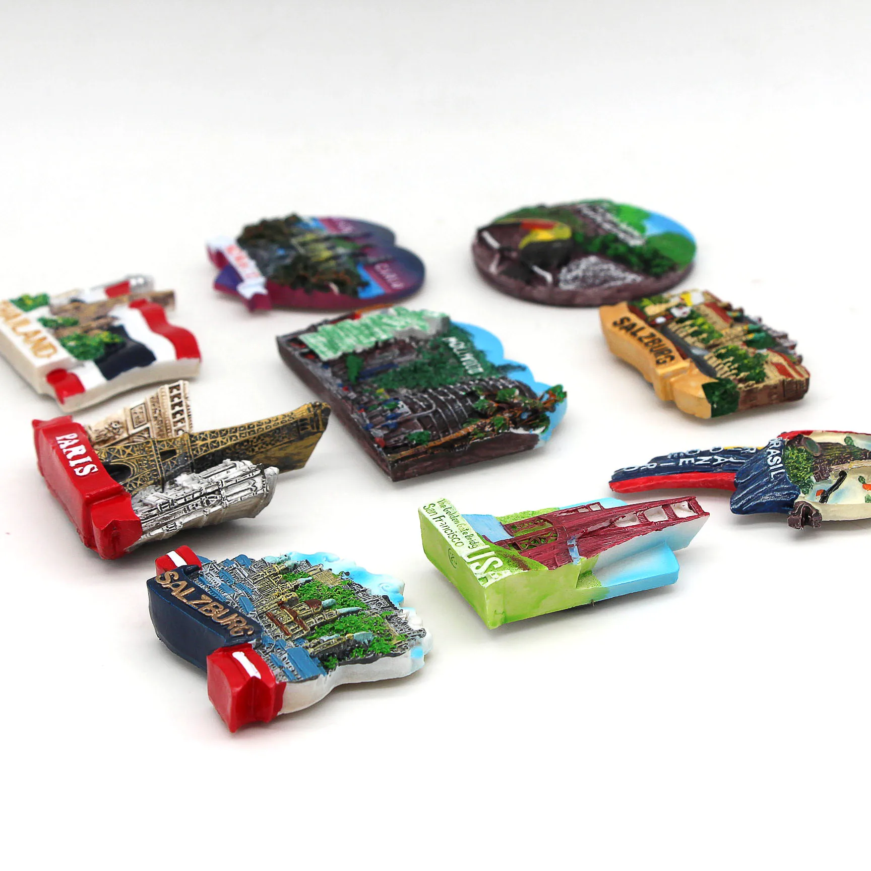 Бразилия туристический сувенир с достопримечательностью 3D магниты на