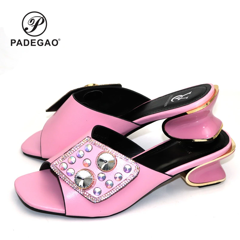 Босоножки женские в африканском стиле элегантные туфли лодочки без застежки