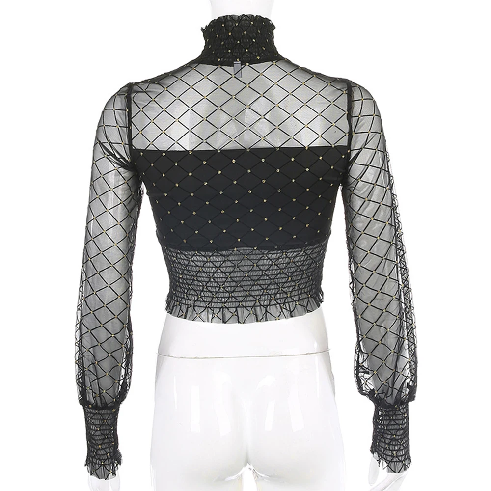 Осень Femme Blusa Mujer рубашка женская черная однотонная клетчатая блузка с принтом