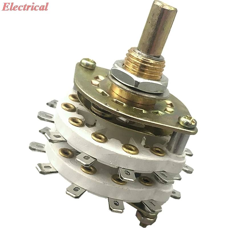 1 шт. Керамика поворотного переключатель диапазонов селектор каналов 2 Слои