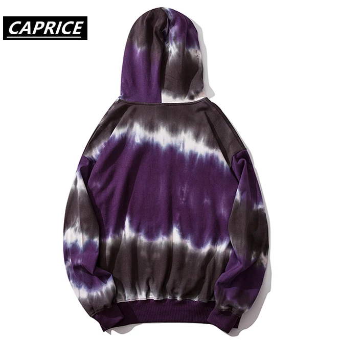 CAPRICE 2019 пуловер с принтом Tie Dye толстовки капюшоном мужские хип-хоп хипстерские