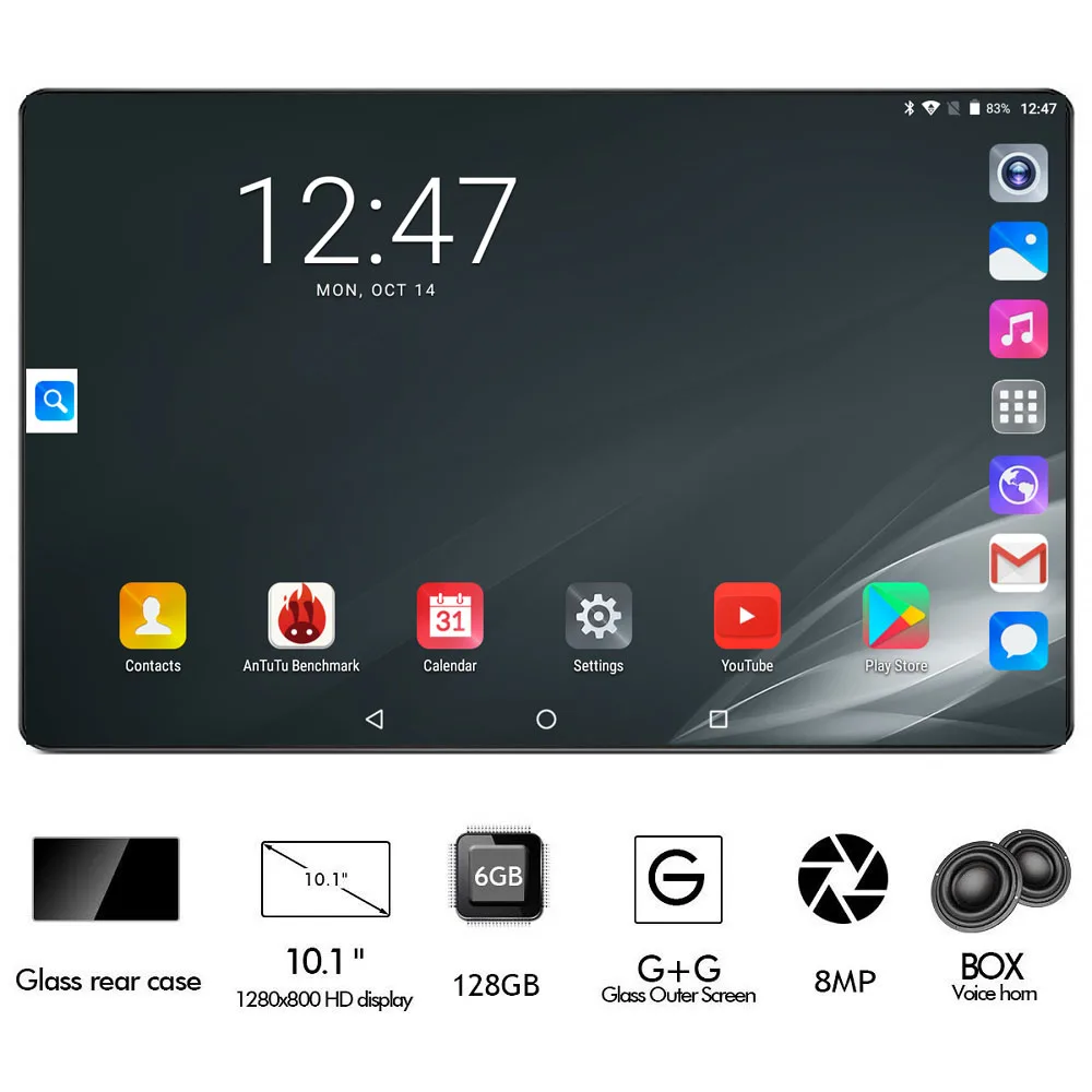 Пусковой механизм! 10 дюймовый планшет Dual SIM карты 6 ГБ Оперативная память 128 Гб Встроенная память, 4G, FDD, LTE, Octa Core, Android 9,0 gps п