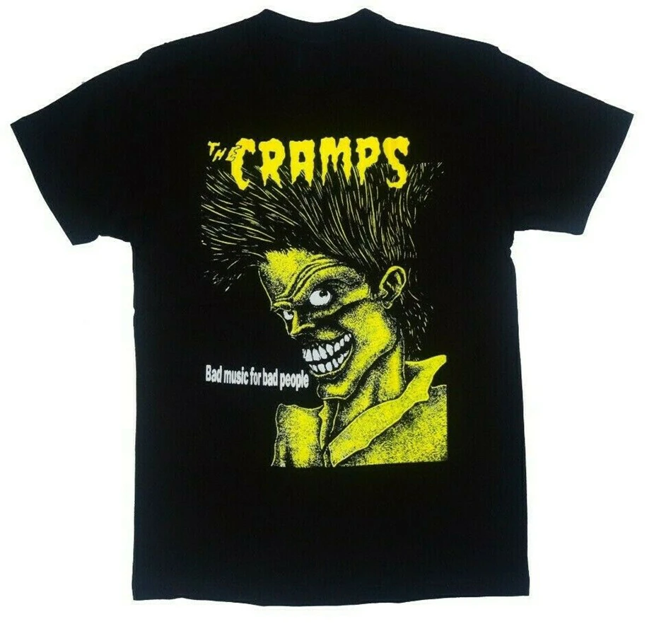 Cramps новая рубашка Bad Music For люди Американская футболка в стиле панк рок 56Th 30Th 40Th 50Th