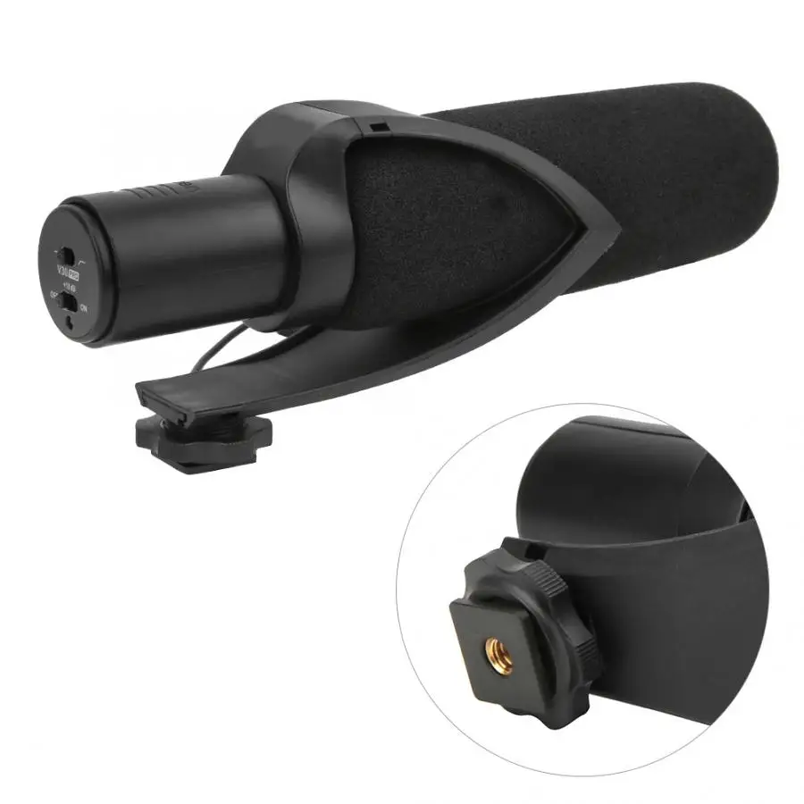 COMICA микрофон CVM-V30 PRO указывая конденсаторный с ветер муфта для SLR Камера