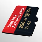 Карта памяти Micro SD SanDisk, 16 ГБ, 32 ГБ, 64 ГБ, 128 ГБ, 256 ГБ, MicroSDXC EXTREME PRO V30, U3, 4K, UHD, TF-карты
