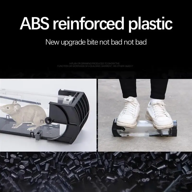 

Rat Cage Reusable Smart Mouse Trap Live Catch and Release Humane Small Mice Traps Mice Catcher for Indoor Outdoor