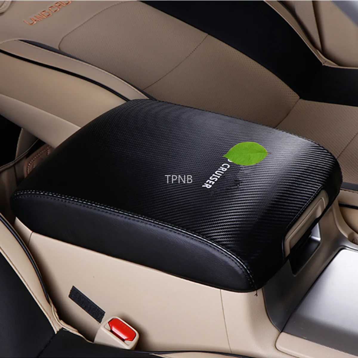 Чехол для подлокотника из углеродного волокна для Toyota Land Cruiser 200 LC200 2010 2011 2012 2013 2014 2016 2015 2017 2018 2019 года