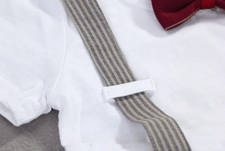 Toddler Boys Clothing Set Summer Baby Suit Shorts+Shirt 2PCS 3-5 Year Children Clothes Suits Wedding Party for Boy | Детская одежда и