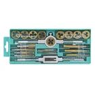 Метчик и штамп из легированной стали, набор инструментов для измерения резьбы и метрической резьбы, 20 шт.компл.