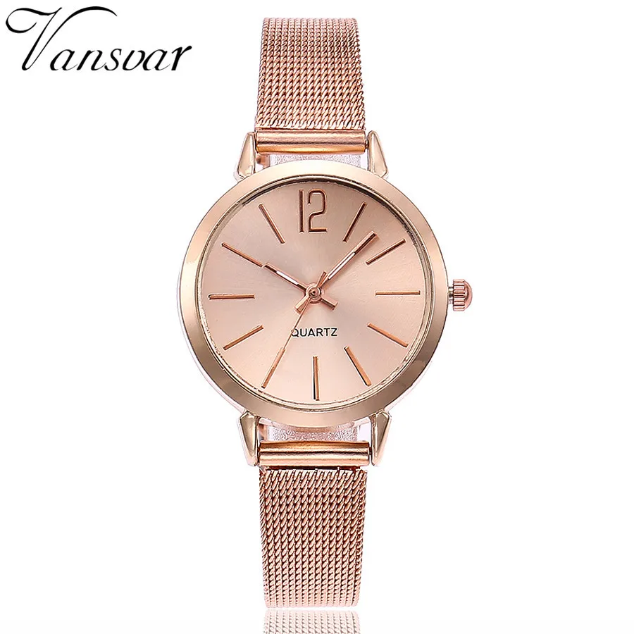 

Luxury Brand Casual Women Watch Stainless Steel Quartz Round Watches Fashion Simple Style Minimalism Clocks Elegant Reloj Dama