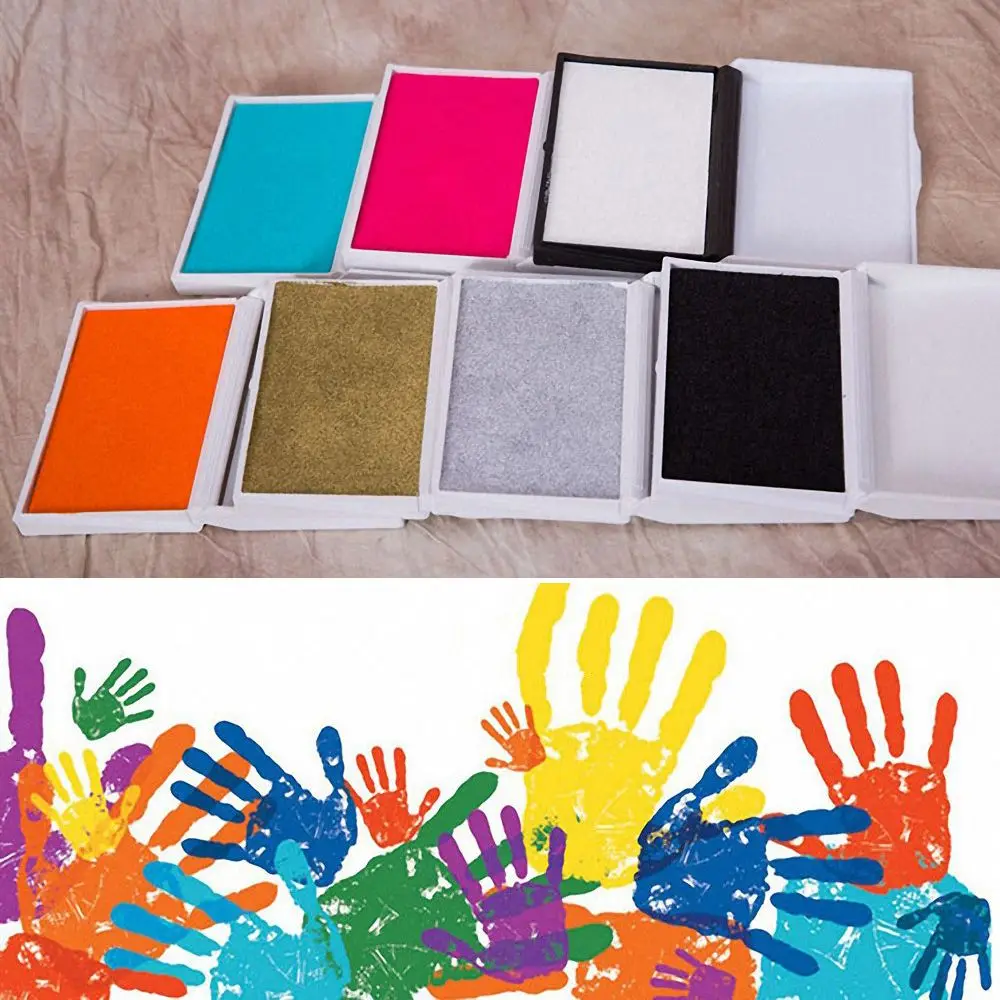 Младенцы Дети отпечаток ноги создатель Pad младенческой новорожденный