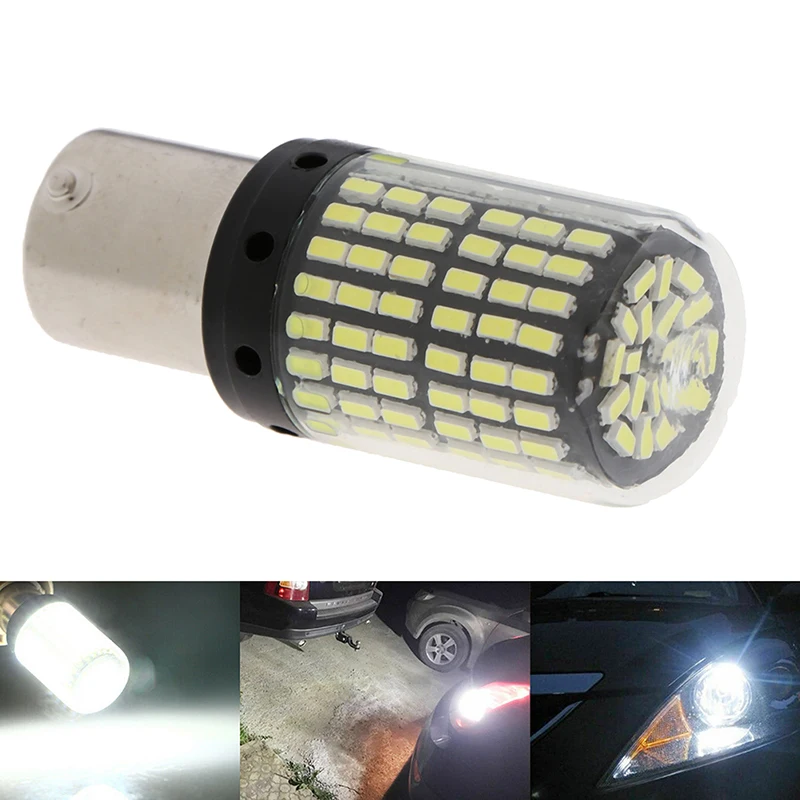 1 шт. светильник воротный сигнал 3014 144smd CanBus S25 1156 BA15S P21W LED BAY15D BAU15S PY21W Lamp T20 7440 W21W W21/5W