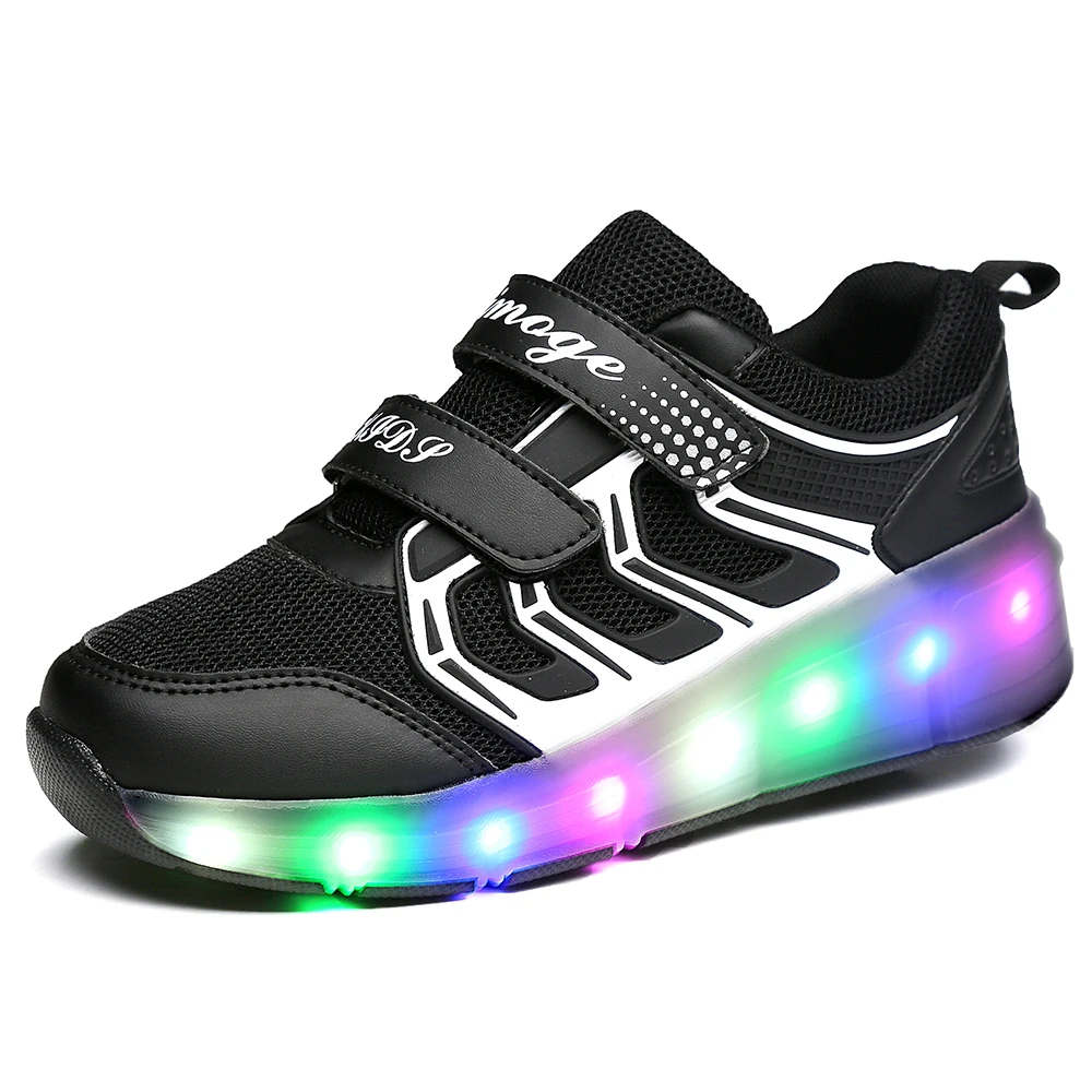 Jazzy Heelies, светодиодный светильник для мальчиков и девочек, детская обувь для роликовых коньков, Детские кроссовки с колесами, 21 цвет