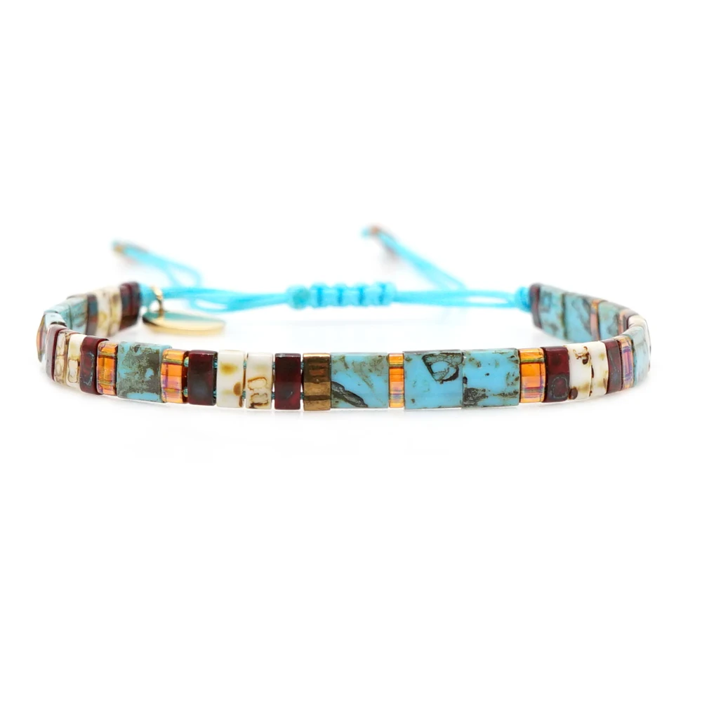 Женские браслеты с бусинами Go2boho Miyuki Tila богемные ювелирные изделия Браслеты Mujer