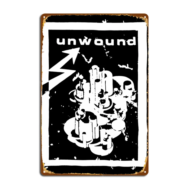 

Unwound Metal Signs Wall Cave Home Classic Plates Tin sign Posters