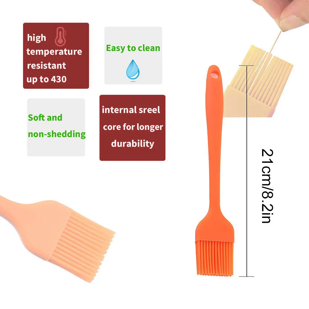 

Non-Stick BBQ Grill Mat Pad Baking Sheet Portable Outdoor Picnic Cooking Barbecue Oven Tool BBQ Accessories Gril Mat With Brush