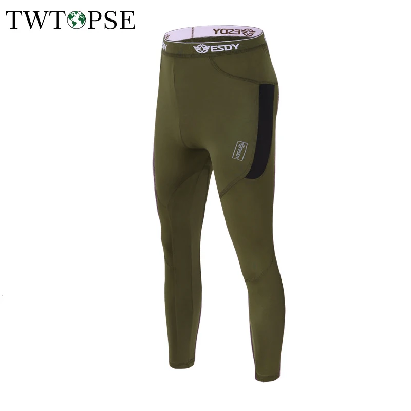 TWTOPSE зимние циклические базовые слои Spors нижнее белье костюм тёплый флис для