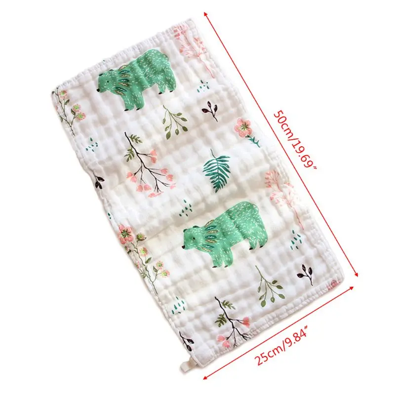

5 Pcs/pack Baby Cotton Towel Gauze Newborn Infant Cartoon Bibs Handkerchief Face Bathing Washcloth