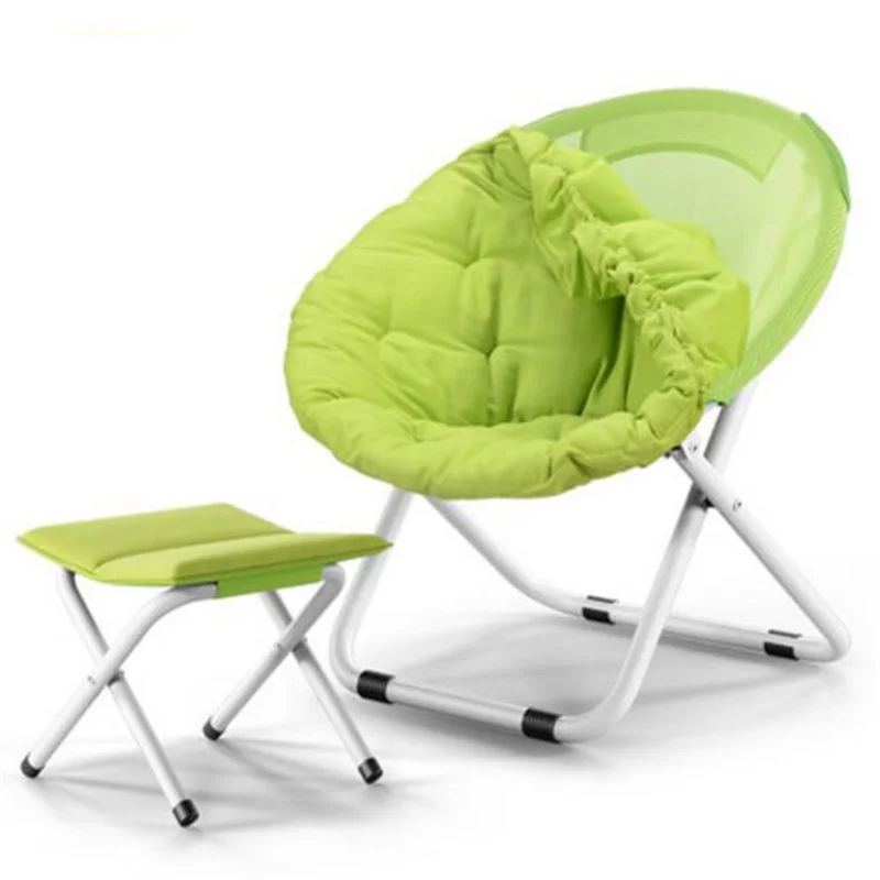 Удобный складной диван стул 80*76*52 см дышащий с Луной и табуретом|chair 3d|chair christmaschair