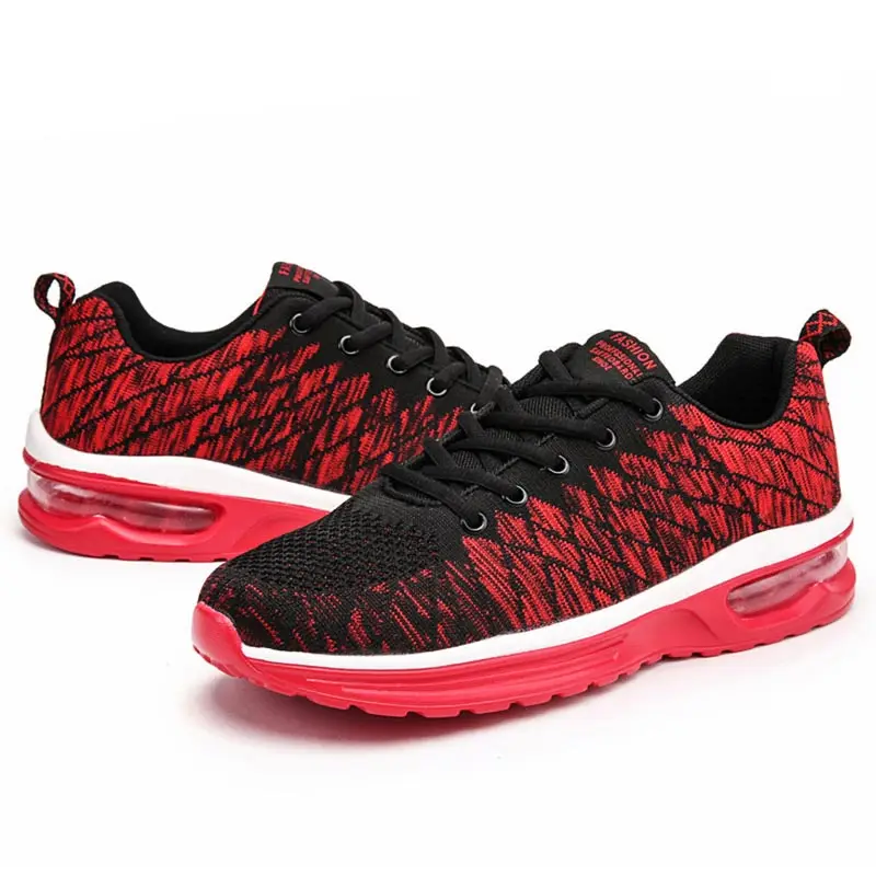 

Женская летняя спортивная обувь с воздушной подушкой, мужская спортивная обувь, женская обувь для бега, мужские кроссовки, мужская красная ...