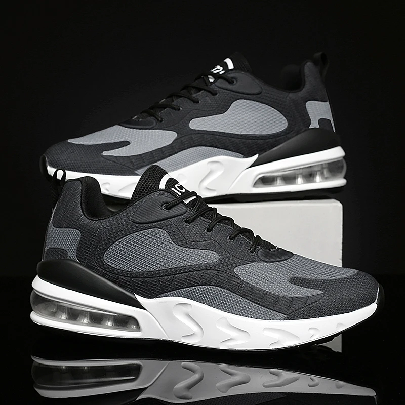

2021 New Hot Sell Running Shoes Men Sneakers Male Deportiva Air Cushion Men's Walking Shoes Sport Chaussures Increase