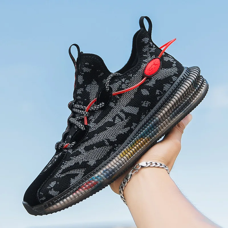 Летающие тканые мужские кроссовки серии высокого качества для бега 2020 дышащие