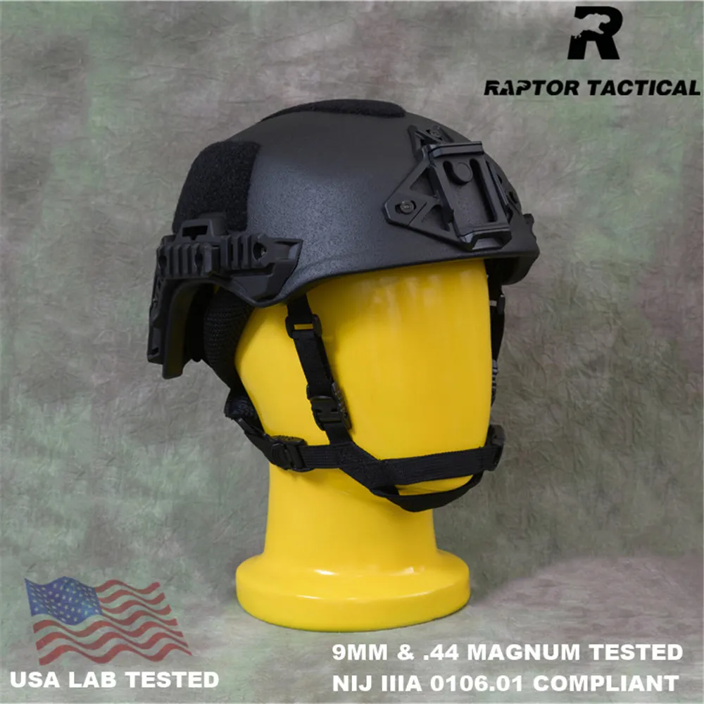 Raptor тактическая команда Венди стиль HDPE баллистический шлем NIJ IIIA 3A 0106 01 подлинный