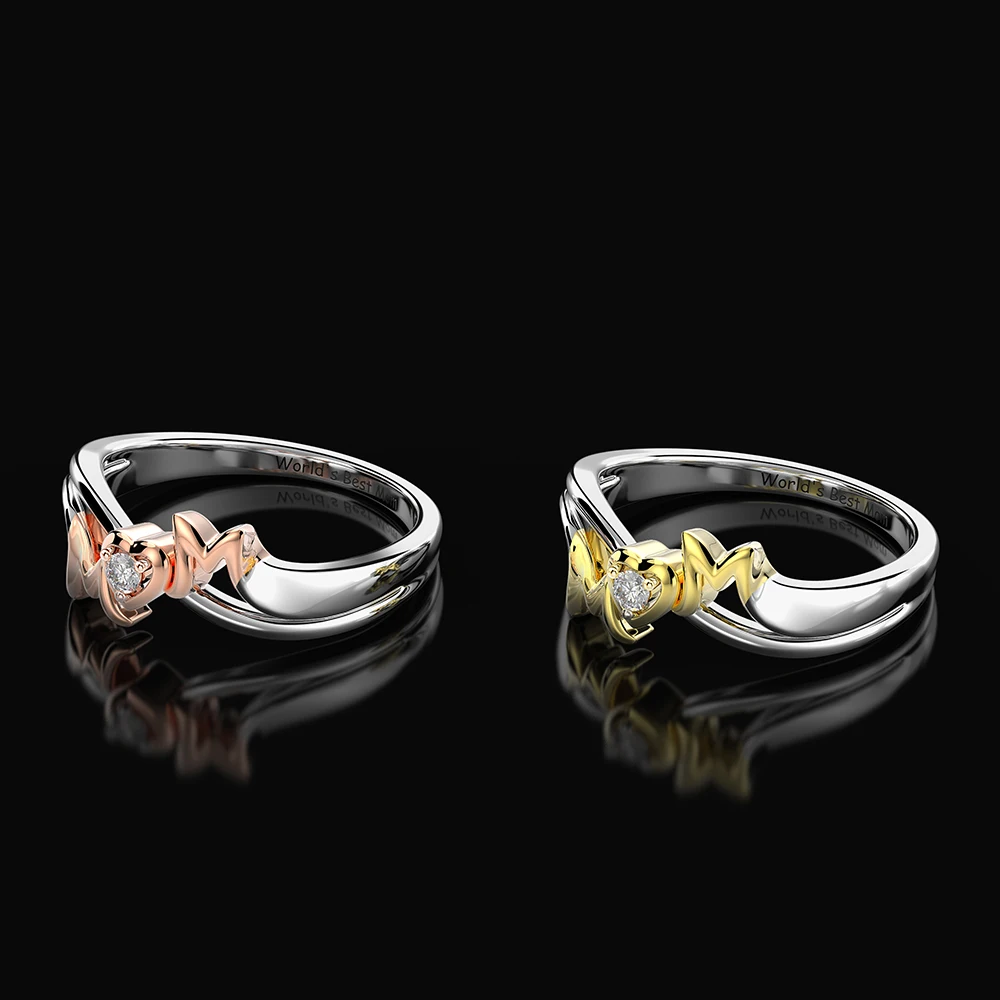 Женское кольцо из серебра 925 пробы с муассанитом|Кольца| |