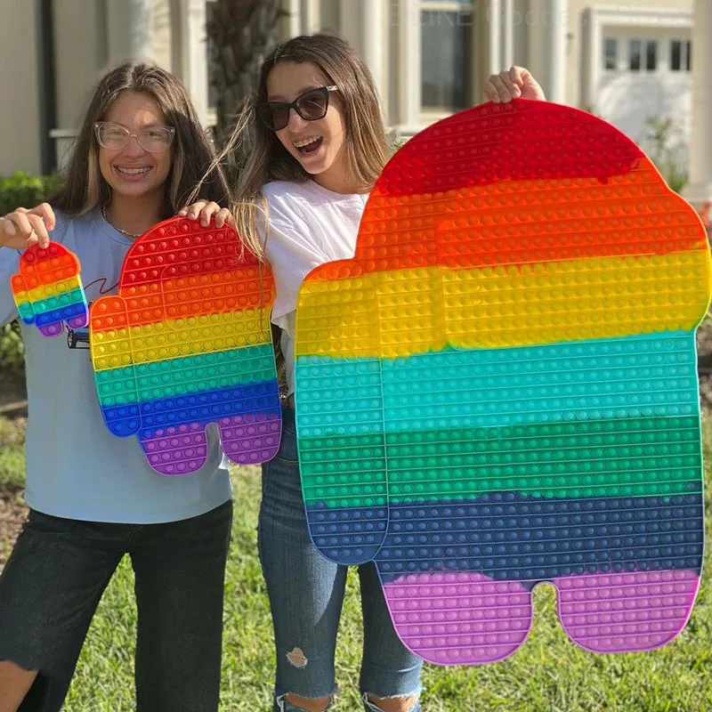 

Игрушка антистресс поп гигантская, пузырьковая игрушка-антистресс, большая светящаяся игрушка-антистресс, Детская бабочка, Подарочная игр...