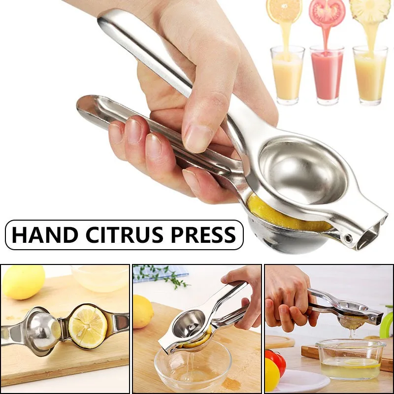 

1Pcs Stainless Steel Lemon Squeezer Manual Citrus Press Juicer Hand Juicer Orange Juice Fruit Pressing Kitchen Tool