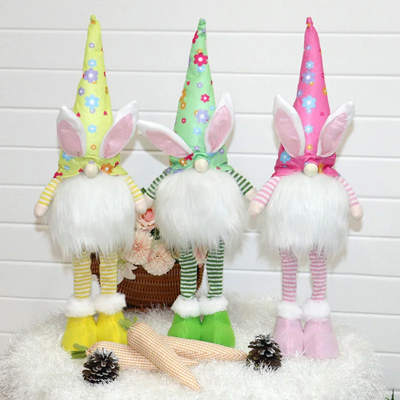 

2021 Easter Party Holiday Theme Decoration Faceless Doll Warm Light MDJ998