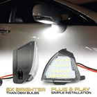 2 шт., светодиодные подсветки для зеркала VW Golf 5 GTI Mk5 Jetta Passat B5 B6 CC R32 Sharan Eos Tourn