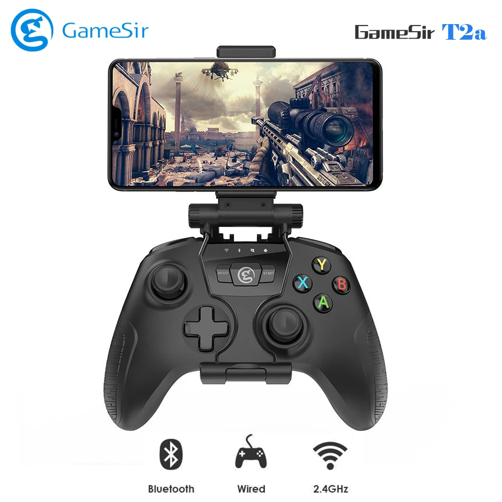 GameSir T2a Беспроводной геймпад Bluetooth USB проводной игровой контроллер Поддержка 3,5~ 6 дюймового телефона для телефонов на базе Android с Bluetooth/PC/ТВ коробка