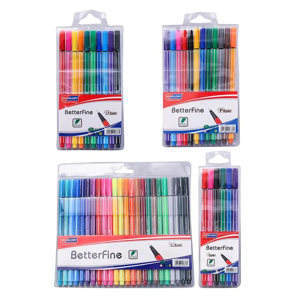 Ручки для ежедневника цветные ручки тонкие точечные маркеры наконечники