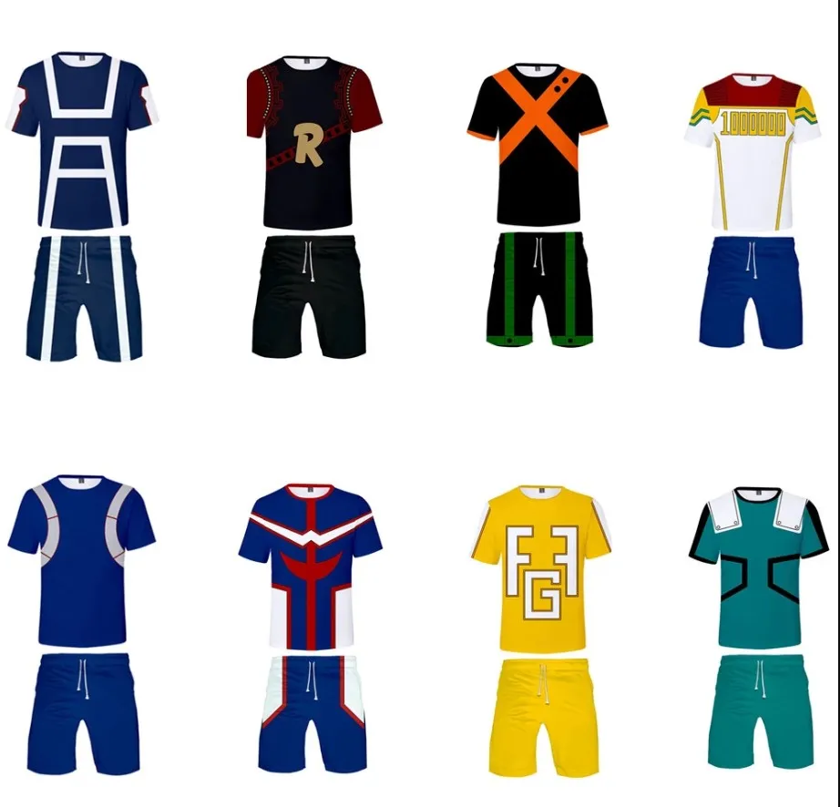 Костюм для косплея моя геройская академия Спортивная униформа Kirishima Eijiro футболка