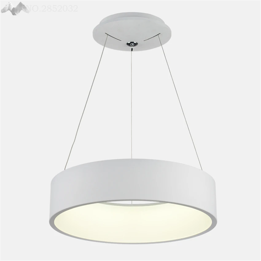 JW_Nordic современный круглый акриловый светодиодный подвесной светильник в