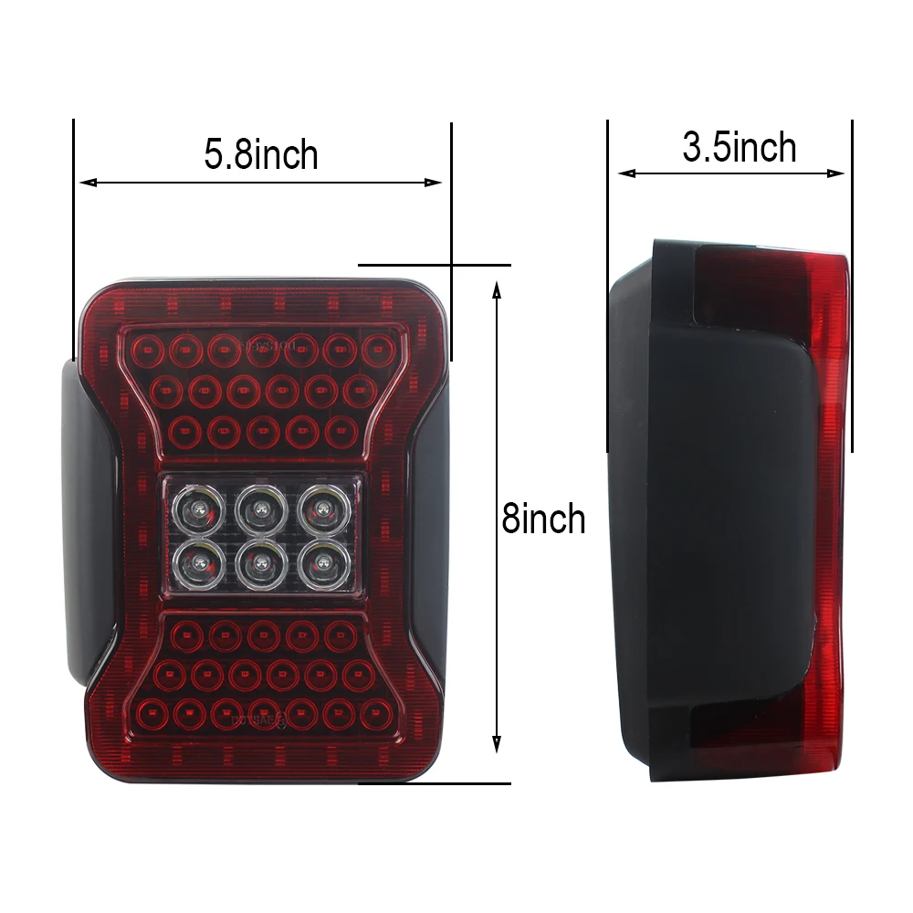Новый 2019 светодиодный задний фонарь задние фонари тормоза обратный светильник