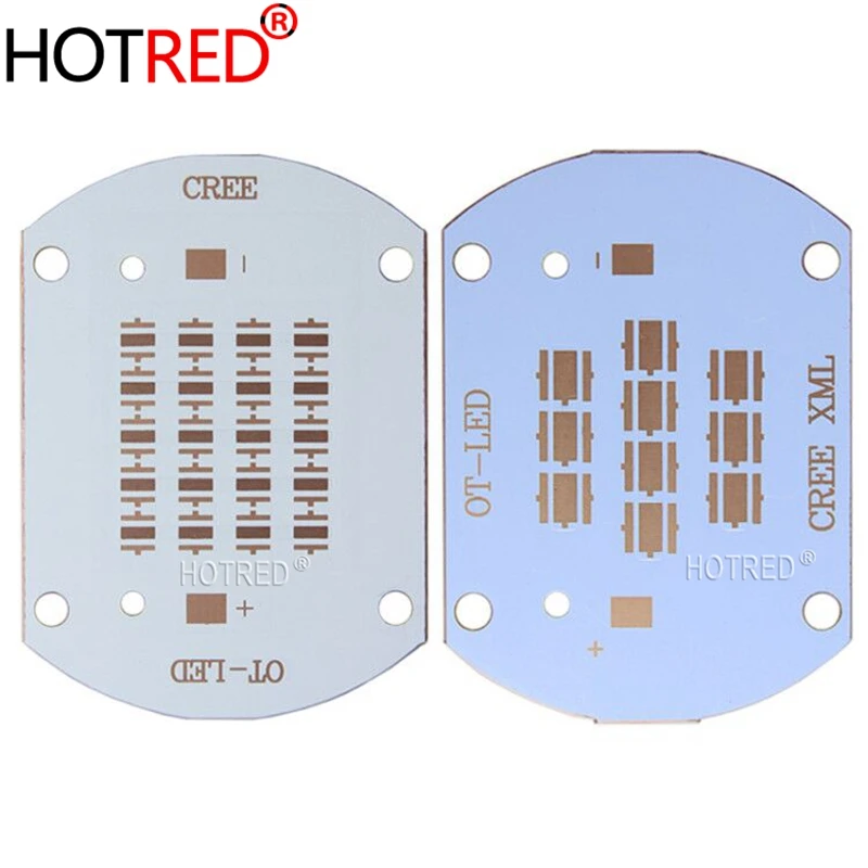 Светодиодная медная печатная плата Cree XPE XTE XPG XPL XML3535 5050 XHP50 светодиодный