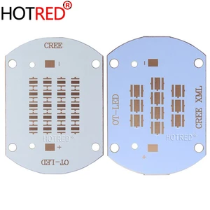 Светодиодная медная печатная плата Cree XPE XTE XPG XPL XML3535 5050 XHP50, теплоотводящая Светодиодная лампа с разделением, можно использовать для 10-100 Вт