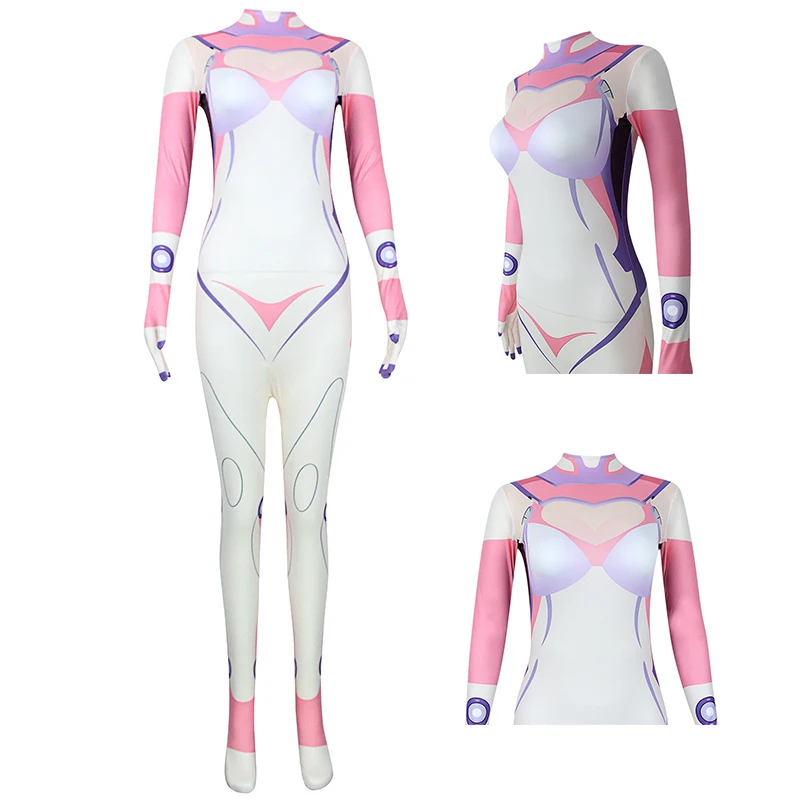 

Dva Cosplay Costume Asuka Langley Soryu Ayanami Rei Zero Two Rocket girl Female Adult child Lycra 3D Printing Spandex Tights