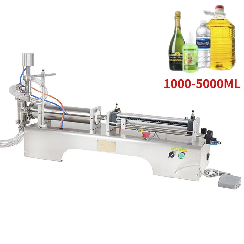 Электрическая пневматическая разливочная машина с одной головкой 1000 5000 мл для