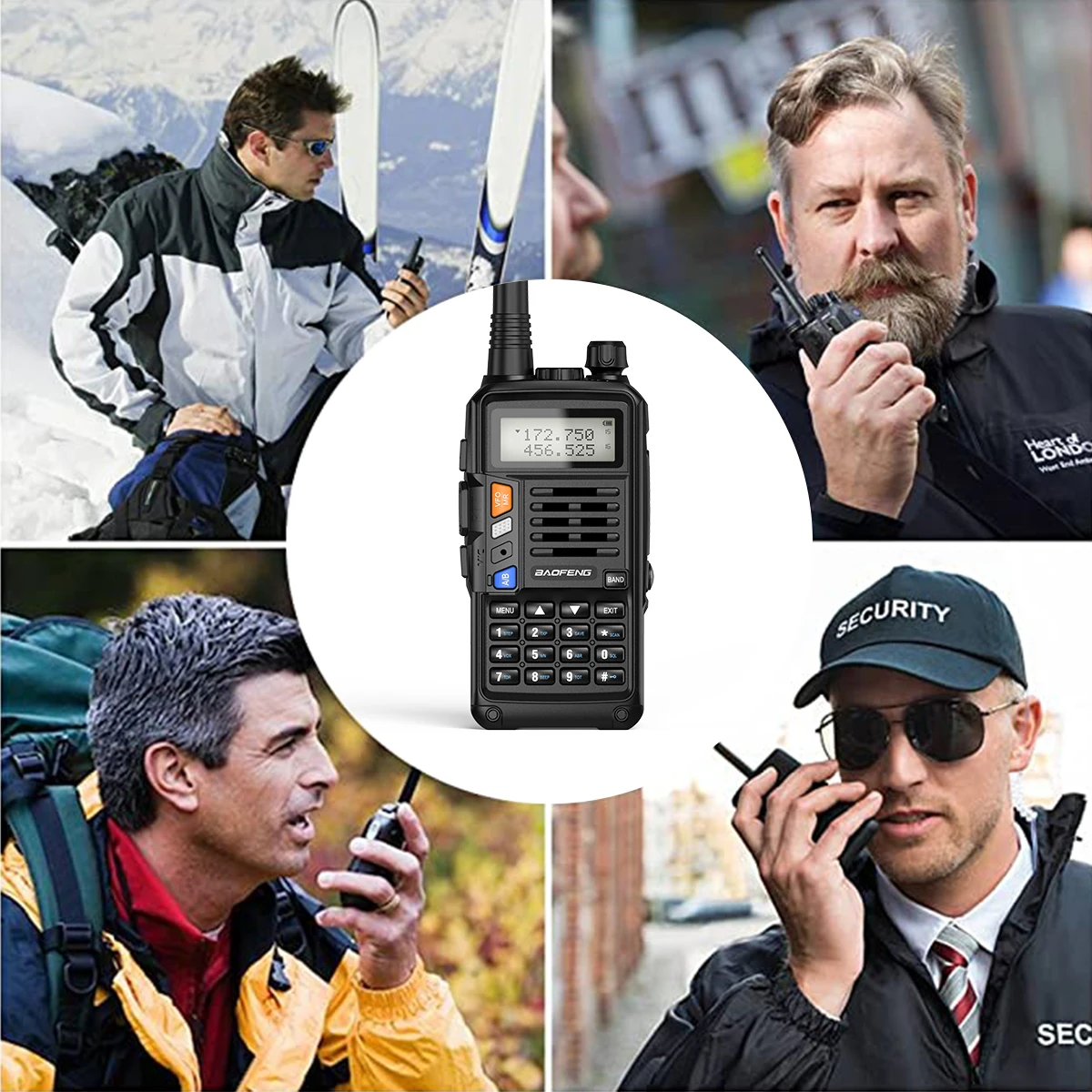 Портативная рация BaoFeng UV-S9 Plus 8 Вт/10 Вт приемопередатчик CB Radio дальность действия 50