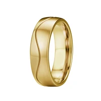 gold color men rings titanium stainless steel wedding ring anniversary luxury jewelry free shiping
