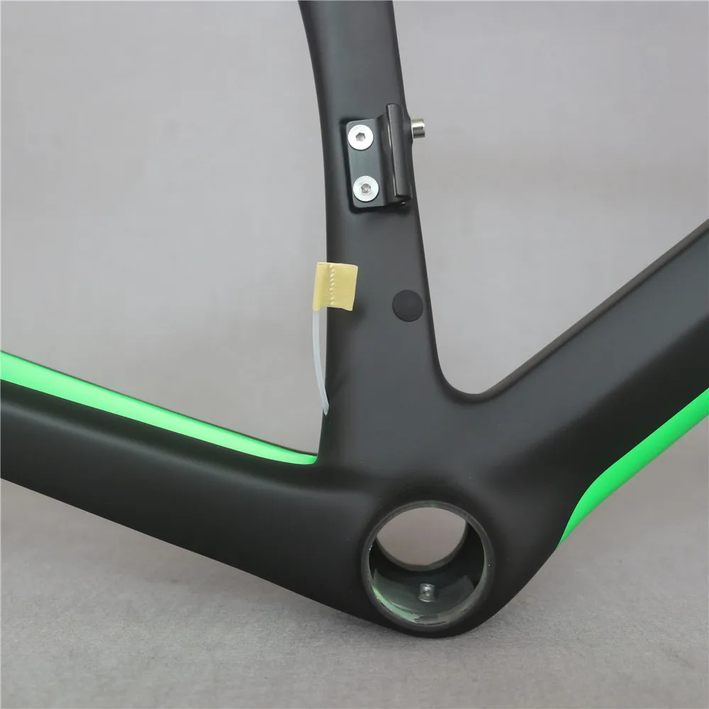 Изготовленная на заказ зеленая краска Aero шоссейные велосипеды рамки BB86