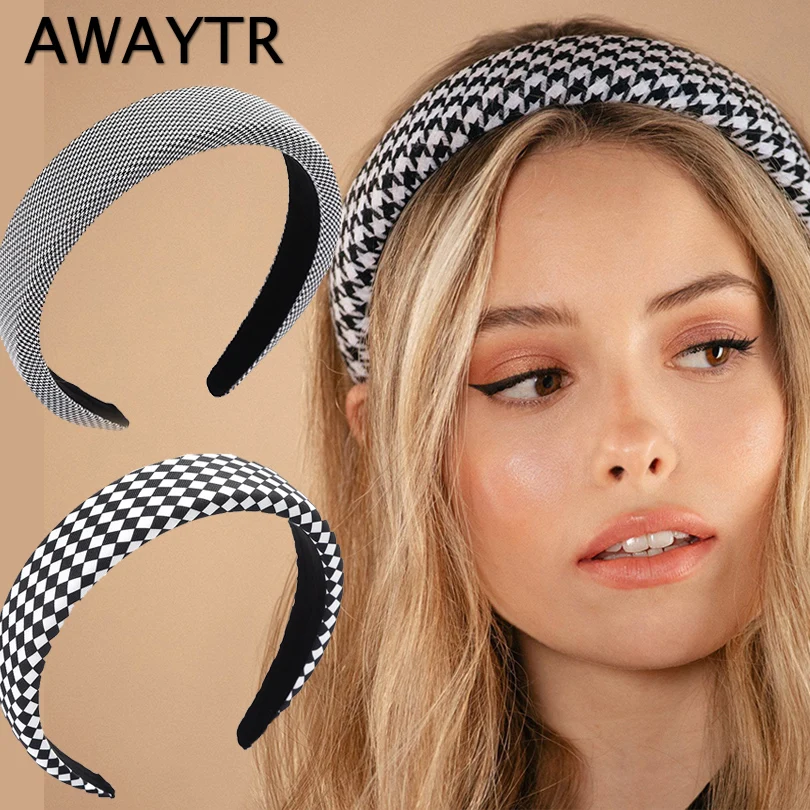 

AWAYTR модная резинка для волос с однотонным принтом, ободки для волос для девочек, ободок для волос, ободок, Новый головной убор, ободки для вол...