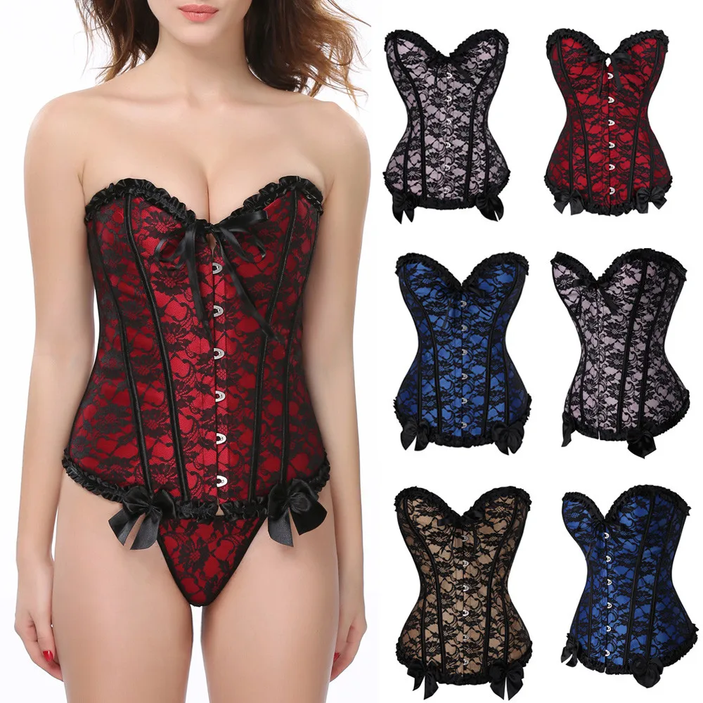 Женское кружевное свадебное платье с корсетом Утягивающее нижнее белье высокой