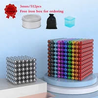 53mm magnetic ball toys metal diy colorful magnet balls blocks cube construction building toys colorfull arts crafts idea toy